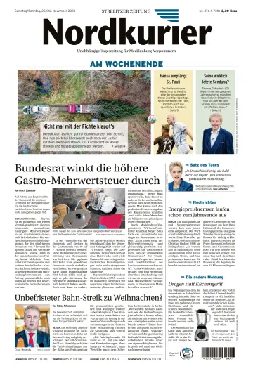 Nordkurier Strelitzer Zeitung - 25 Nov 2023