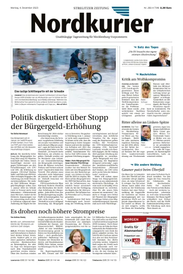 Nordkurier Strelitzer Zeitung - 4 Dec 2023