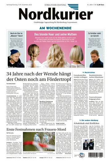 Nordkurier Strelitzer Zeitung - 9 Dec 2023