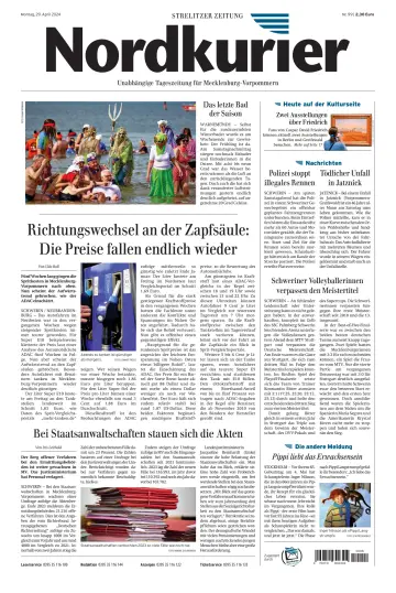 Nordkurier Strelitzer Zeitung - 29 四月 2024