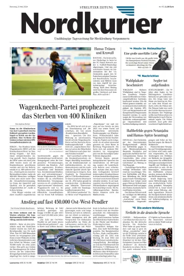Nordkurier Strelitzer Zeitung - 21 maio 2024