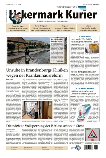 Uckermark Kurier Templiner Zeitung - 06 七月 2023