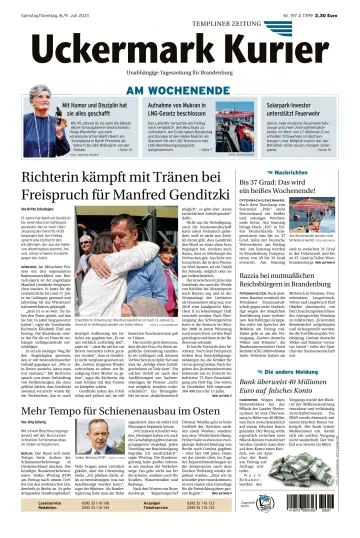 Uckermark Kurier Templiner Zeitung - 08 Juli 2023