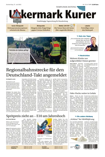 Uckermark Kurier Templiner Zeitung - 27 七月 2023
