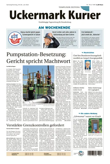 Uckermark Kurier Templiner Zeitung - 29 七月 2023