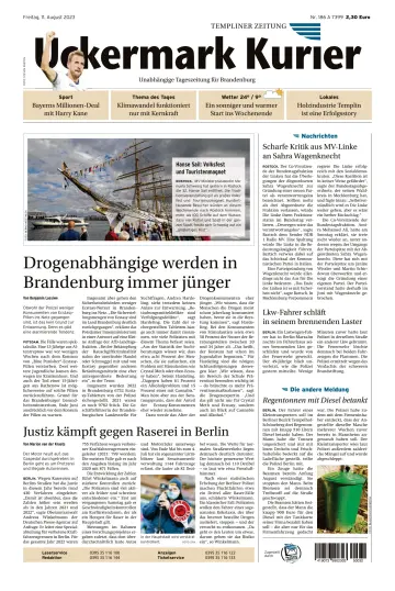 Uckermark Kurier Templiner Zeitung - 11 Aug. 2023