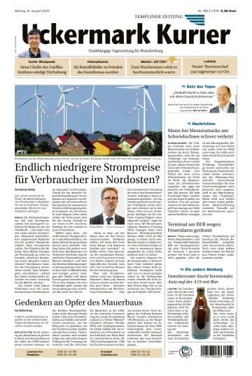 Uckermark Kurier Templiner Zeitung - 14 八月 2023