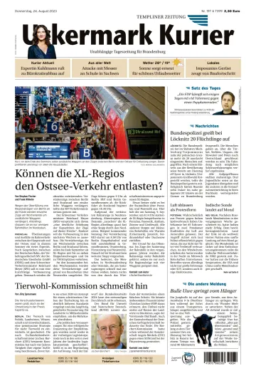 Uckermark Kurier Templiner Zeitung - 24 Aug 2023