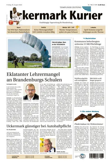 Uckermark Kurier Templiner Zeitung - 25 Aug. 2023