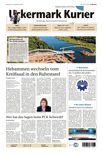Uckermark Kurier Templiner Zeitung - 5 Sep 2023
