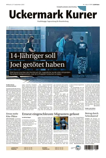 Uckermark Kurier Templiner Zeitung - 27 九月 2023