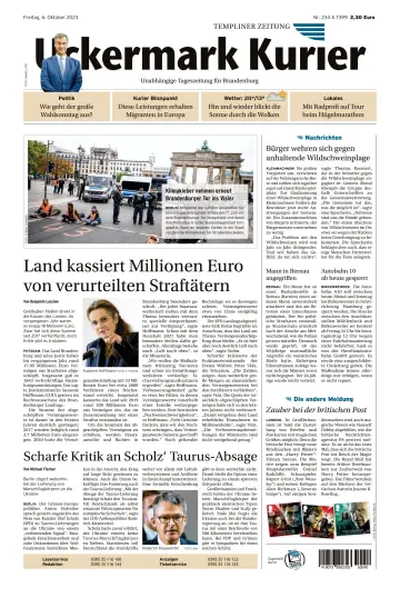 Uckermark Kurier Templiner Zeitung - 06 Okt. 2023