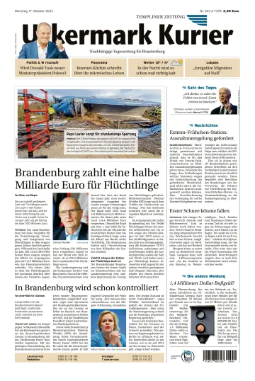 Uckermark Kurier Templiner Zeitung - 17 Okt. 2023