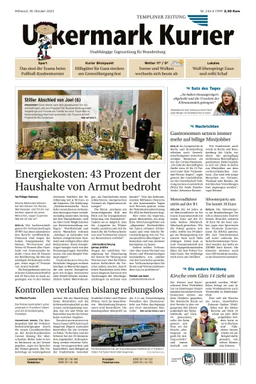 Uckermark Kurier Templiner Zeitung - 18 Oct 2023