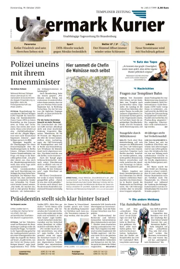 Uckermark Kurier Templiner Zeitung - 19 十月 2023