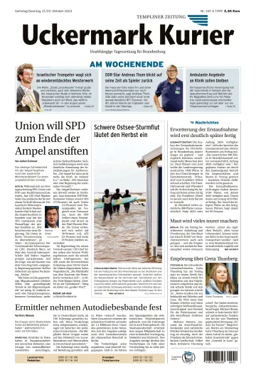 Uckermark Kurier Templiner Zeitung - 21 Oct 2023
