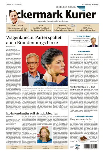 Uckermark Kurier Templiner Zeitung - 24 Oct 2023
