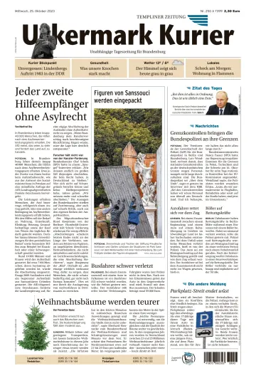 Uckermark Kurier Templiner Zeitung - 25 Oct 2023