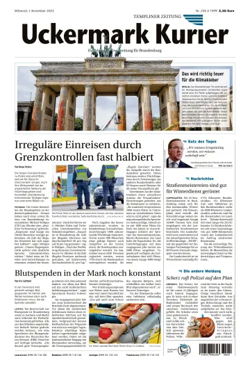 Uckermark Kurier Templiner Zeitung - 1 Nov 2023