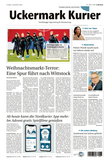 Uckermark Kurier Templiner Zeitung - 01 Dez. 2023