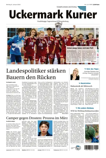 Uckermark Kurier Templiner Zeitung - 08 一月 2024