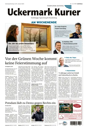 Uckermark Kurier Templiner Zeitung - 13 Jan. 2024