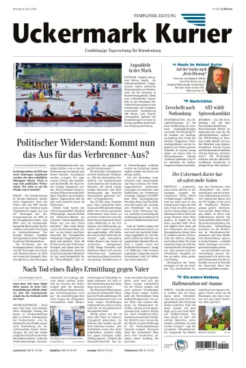 Uckermark Kurier Templiner Zeitung - 8 Apr 2024
