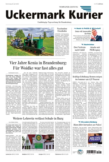 Uckermark Kurier Templiner Zeitung - 25 Apr 2024