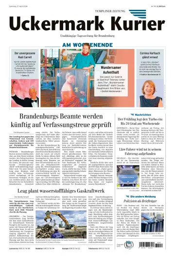 Uckermark Kurier Templiner Zeitung - 27 Aib 2024