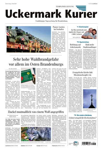 Uckermark Kurier Templiner Zeitung - 02 5月 2024