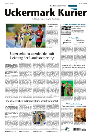 Uckermark Kurier Templiner Zeitung - 07 май 2024