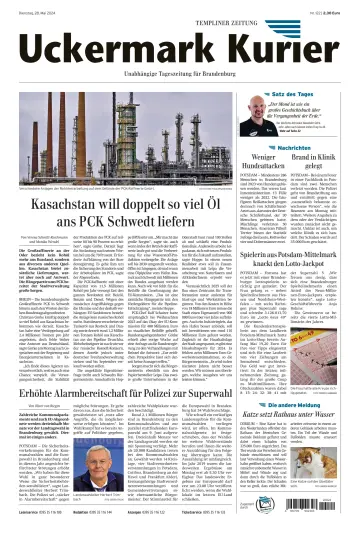 Uckermark Kurier Templiner Zeitung - 28 Mai 2024