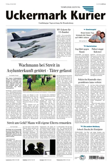 Uckermark Kurier Templiner Zeitung - 31 May 2024