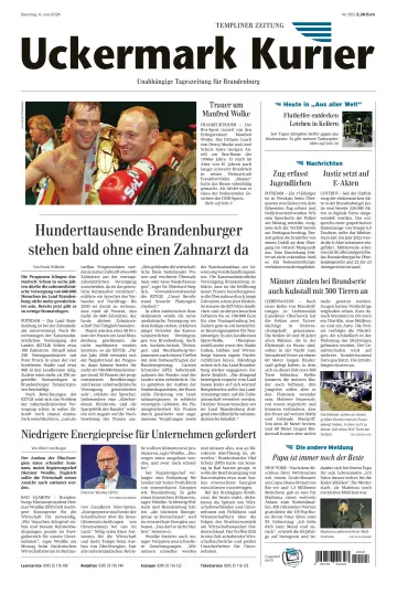 Uckermark Kurier Templiner Zeitung - 04 Juni 2024