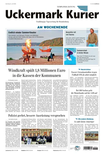 Uckermark Kurier Templiner Zeitung - 08 Juni 2024