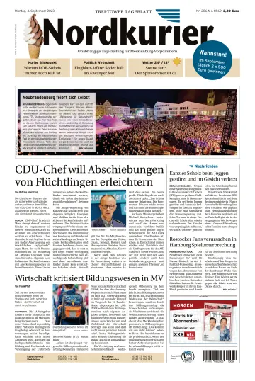 Nordkurier Treptower Tageblatt - 4 Sep 2023