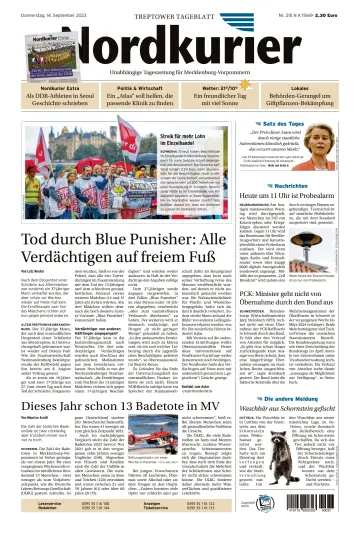 Nordkurier Treptower Tageblatt - 14 set 2023