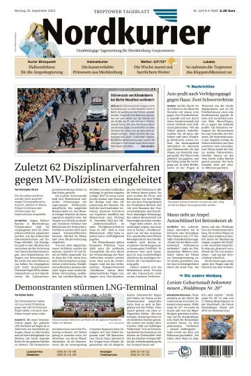 Nordkurier Treptower Tageblatt - 25 sept. 2023