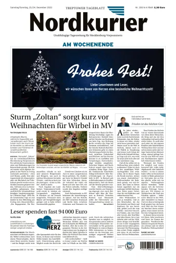 Nordkurier Treptower Tageblatt - 23 dic. 2023