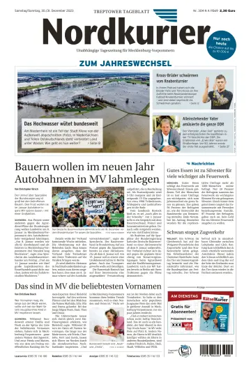 Nordkurier Treptower Tageblatt - 30 dic 2023
