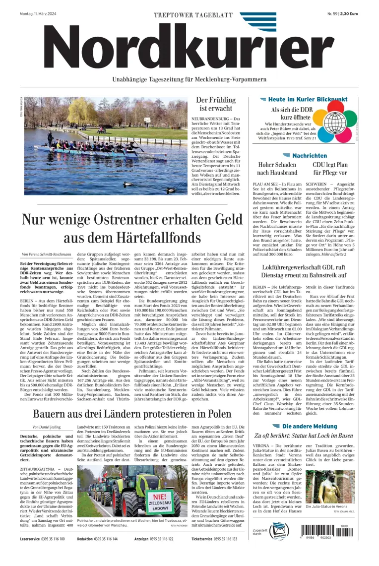 Nordkurier Treptower Tageblatt