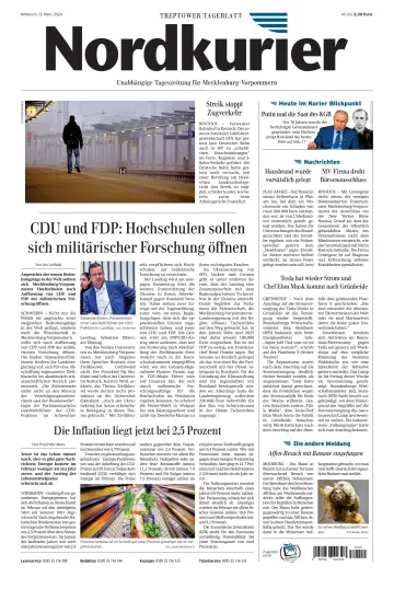 Nordkurier Treptower Tageblatt - 13 marzo 2024