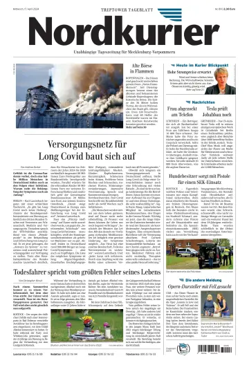 Nordkurier Treptower Tageblatt - 17 Apr 2024