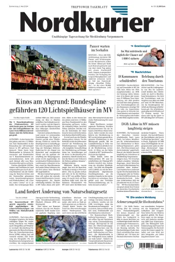 Nordkurier Treptower Tageblatt - 02 май 2024