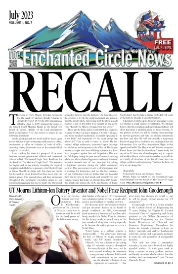 The Enchanted Circle News - 1 Jul 2023