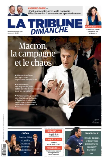La Tribune Dimanche (France) - 25 Şub 2024