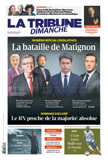 La Tribune Dimanche (France) - 23 六月 2024