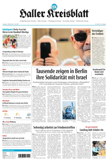 Neue Westfälische - Haller Kreisblatt - 23 Oct 2023