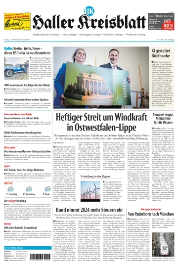 Neue Westfälische - Haller Kreisblatt - 27 Oct 2023
