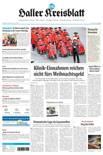 Neue Westfälische - Haller Kreisblatt - 13 Nov 2023